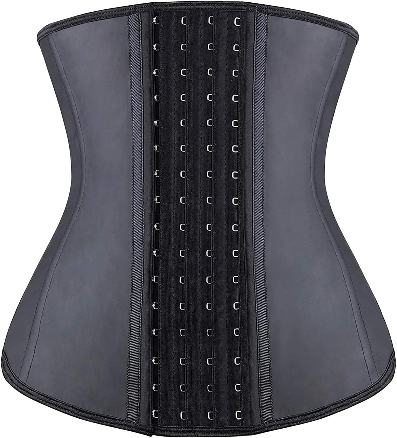 Transform Your Figure with the YIANNA Latex Underbust Waist Trainer - Hourglass Body Shaper with 4 Adjustable Hooks