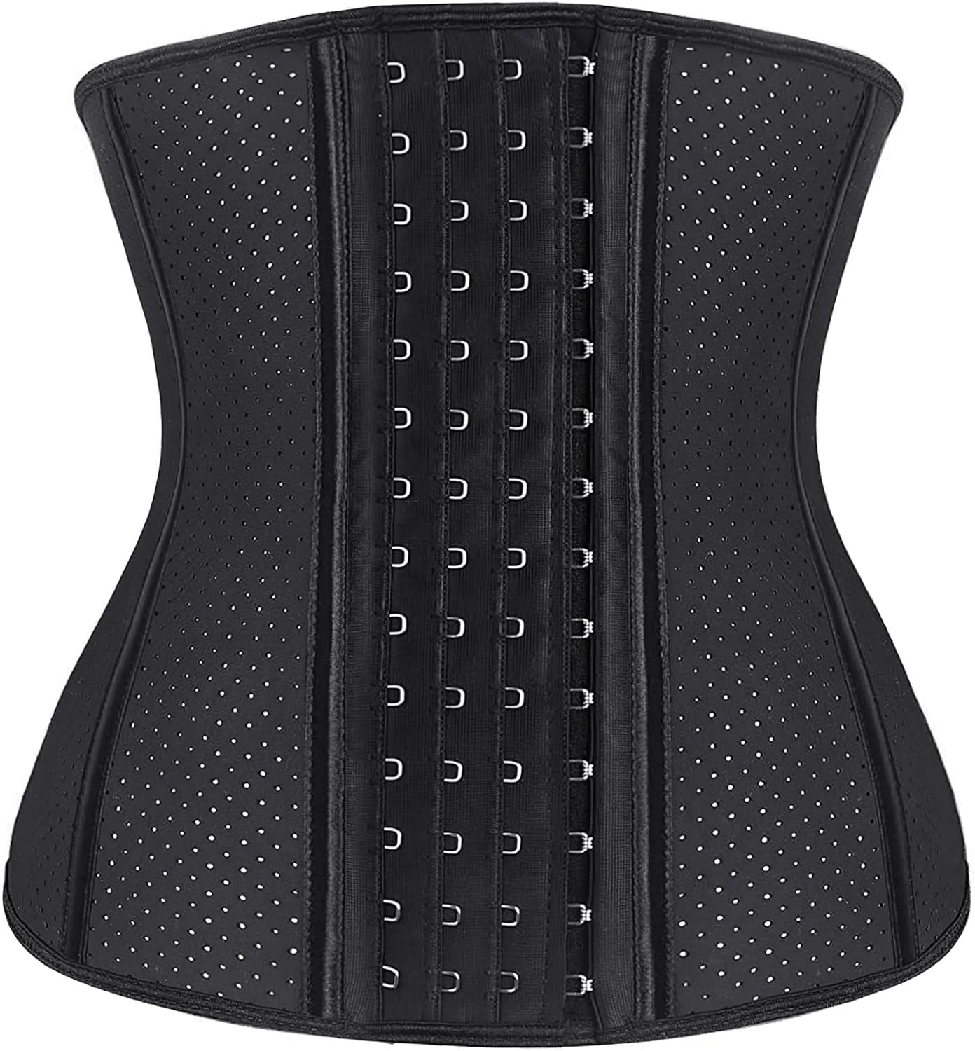 Transform Your Figure with the YIANNA Latex Underbust Waist Trainer - Hourglass Body Shaper with 4 Adjustable Hooks