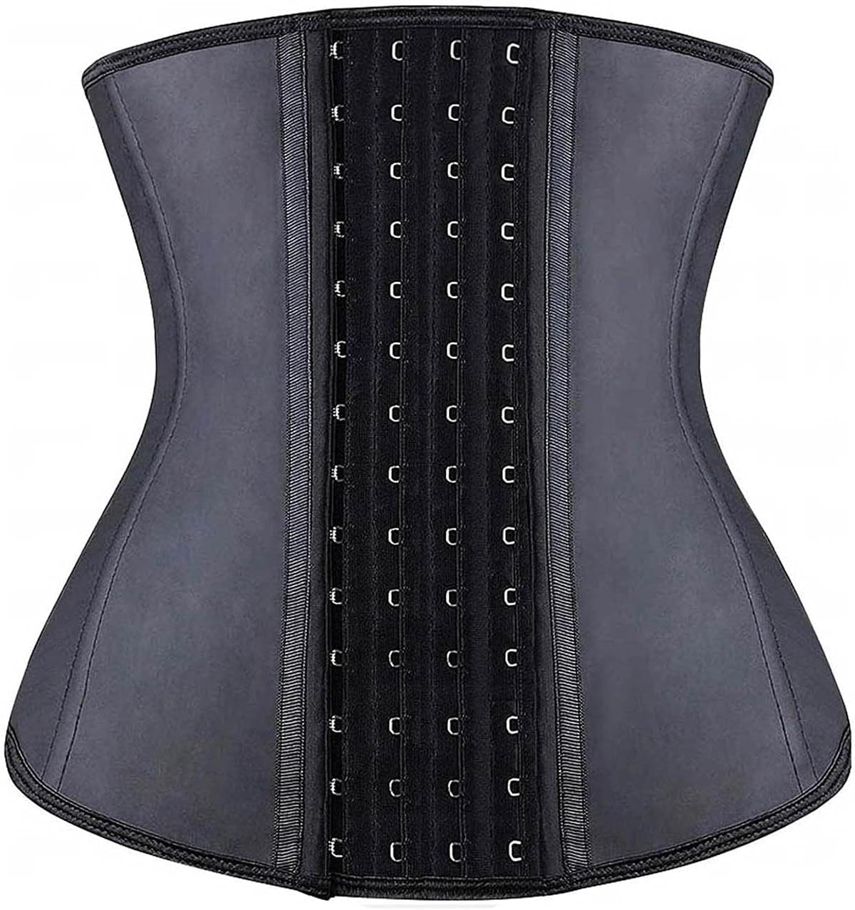Transform Your Figure with the YIANNA Latex Underbust Waist Trainer - Hourglass Body Shaper with 4 Adjustable Hooks