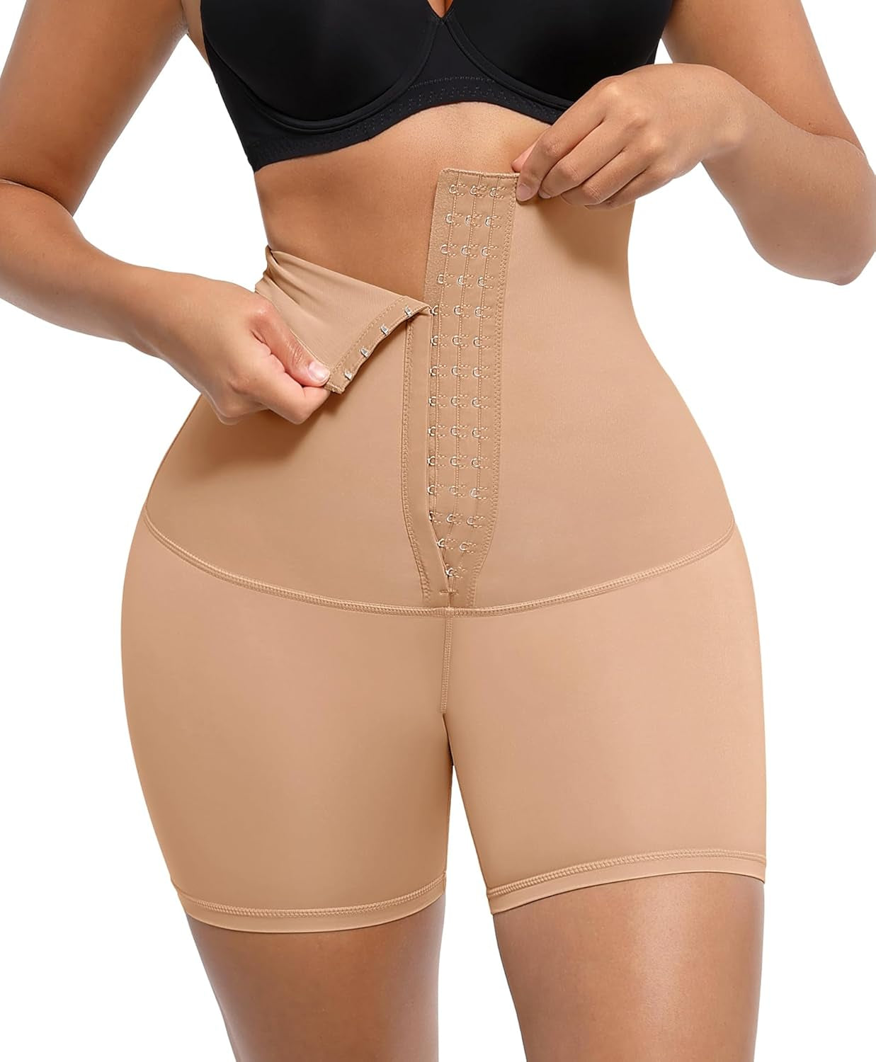 Elevate Your Silhouette with FeelinGirl High Waist Tummy Control Shapewear Shorts for Women - Perfect for Thigh Slimming and Waist Training