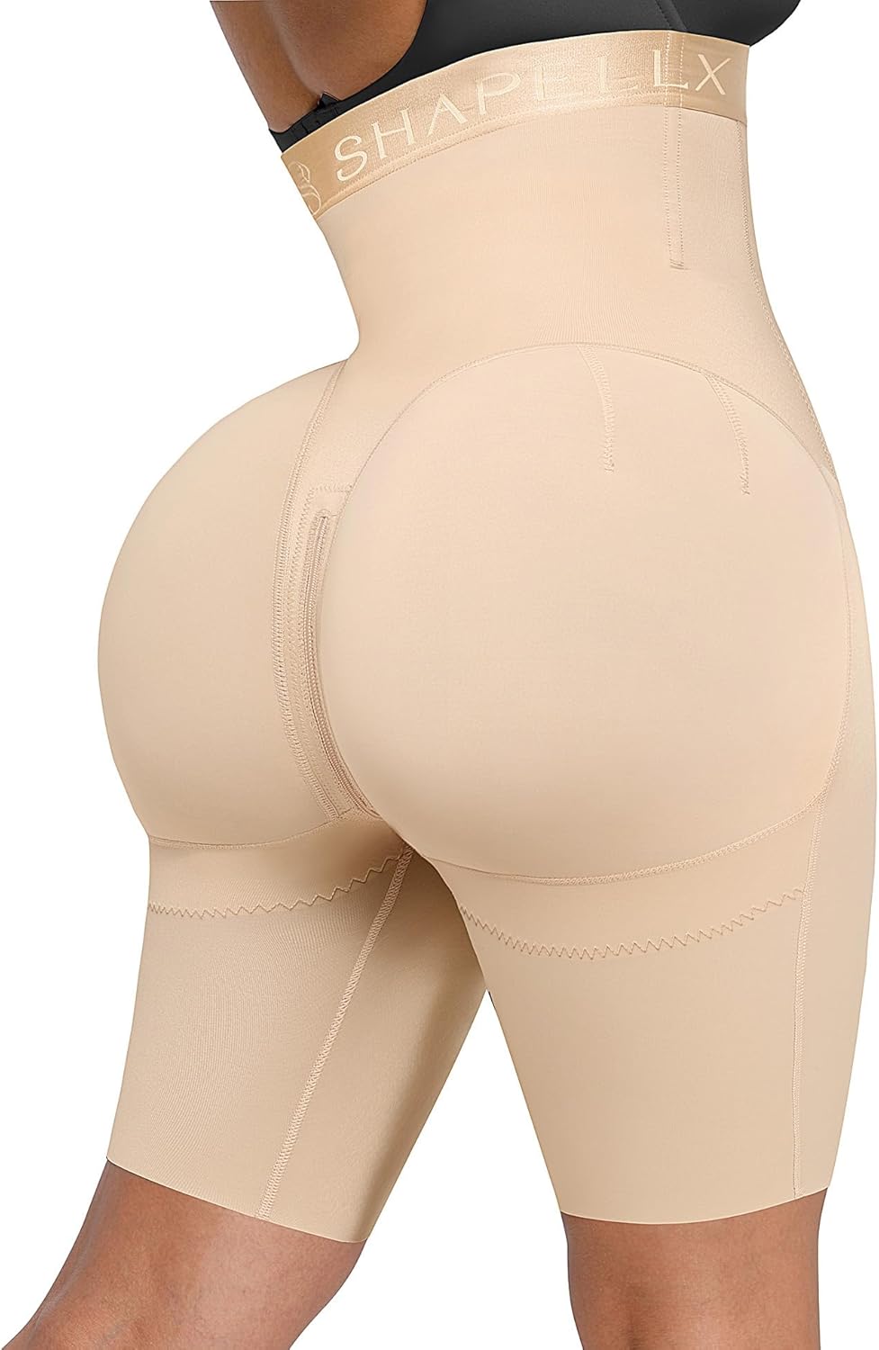 Transform Your Look with SHAPELLX High Waisted Tummy Control Body Shaper Shorts - Ultimate Butt Lifting Comfort