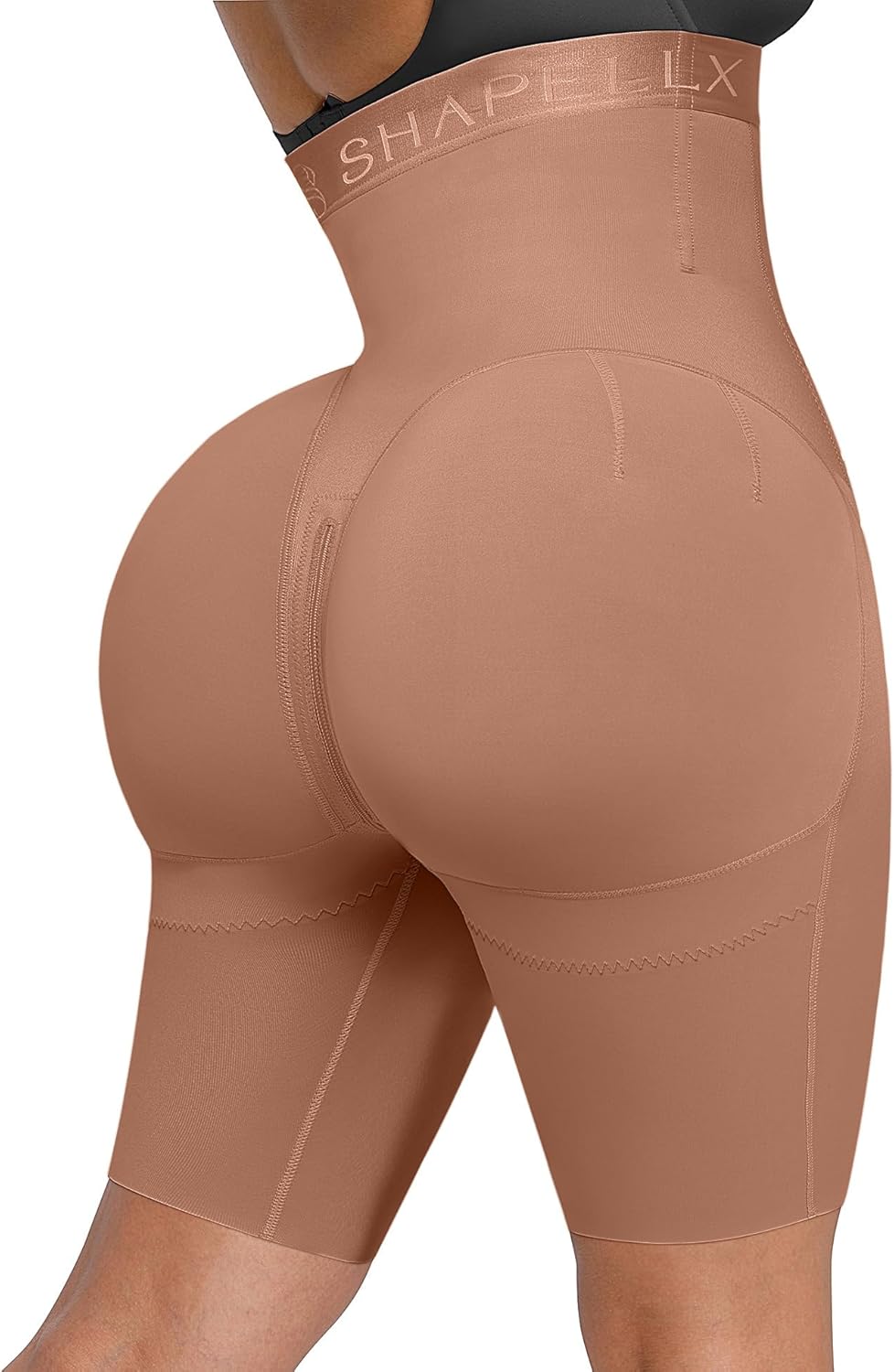 Transform Your Look with SHAPELLX High Waisted Tummy Control Body Shaper Shorts - Ultimate Butt Lifting Comfort