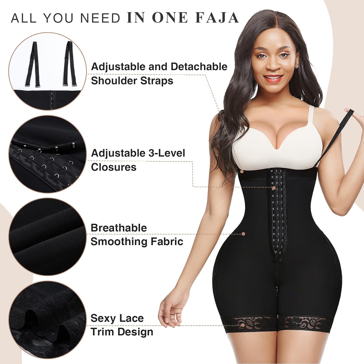 Transform Your Shape with the Lover-Beauty Colombian Shapewear Bodysuit - Ultimate Tummy Control & Butt Lifting for Postpartum Confidence