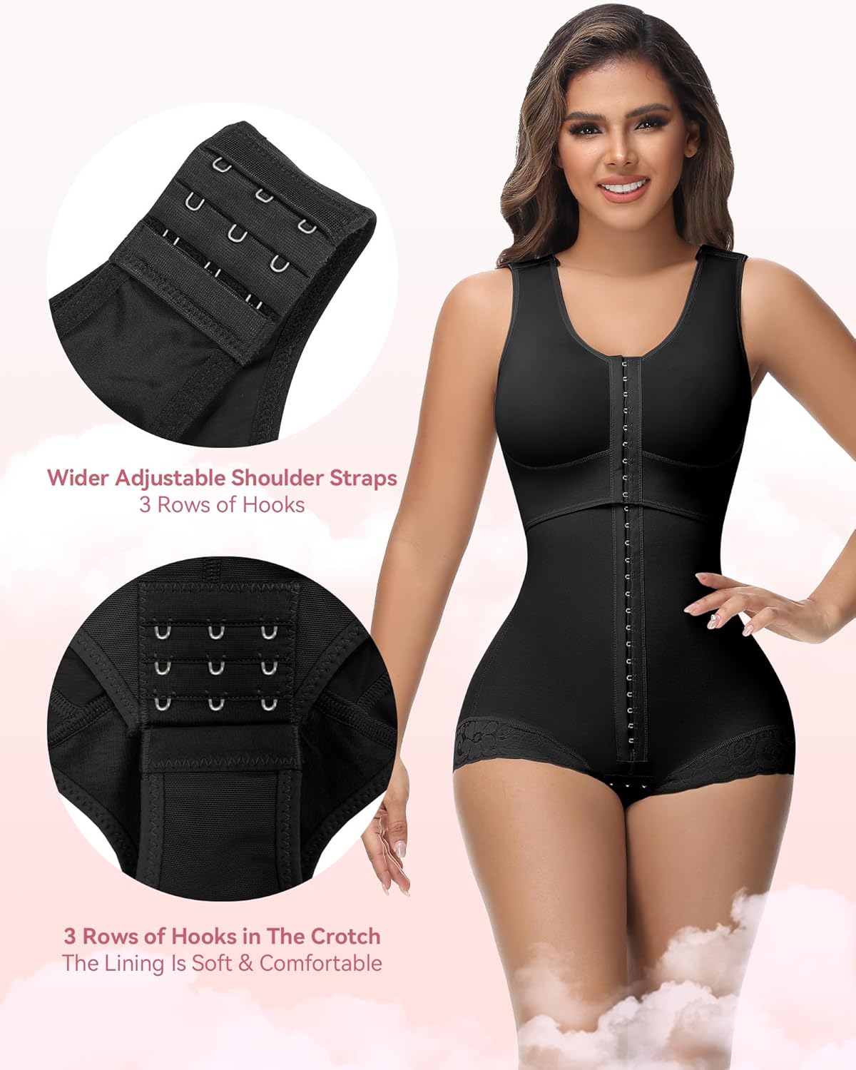 Transform Your Curves with SHAPSHE Colombian Body Shaper Fajas - Ultimate Stage 2/3 Tummy Control & High Compression Shapewear for Women