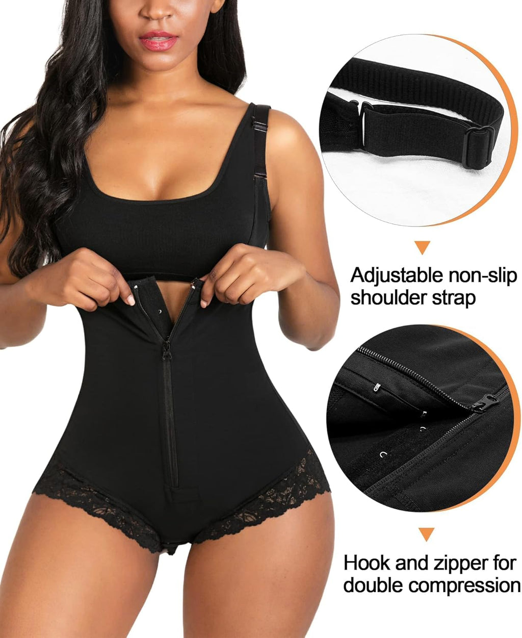 Elevate Your Curves with SHAPERX Women's Colombian Fajas Shapewear - Ultimate Postpartum Tummy Control & Butt Lifter Bodysuit