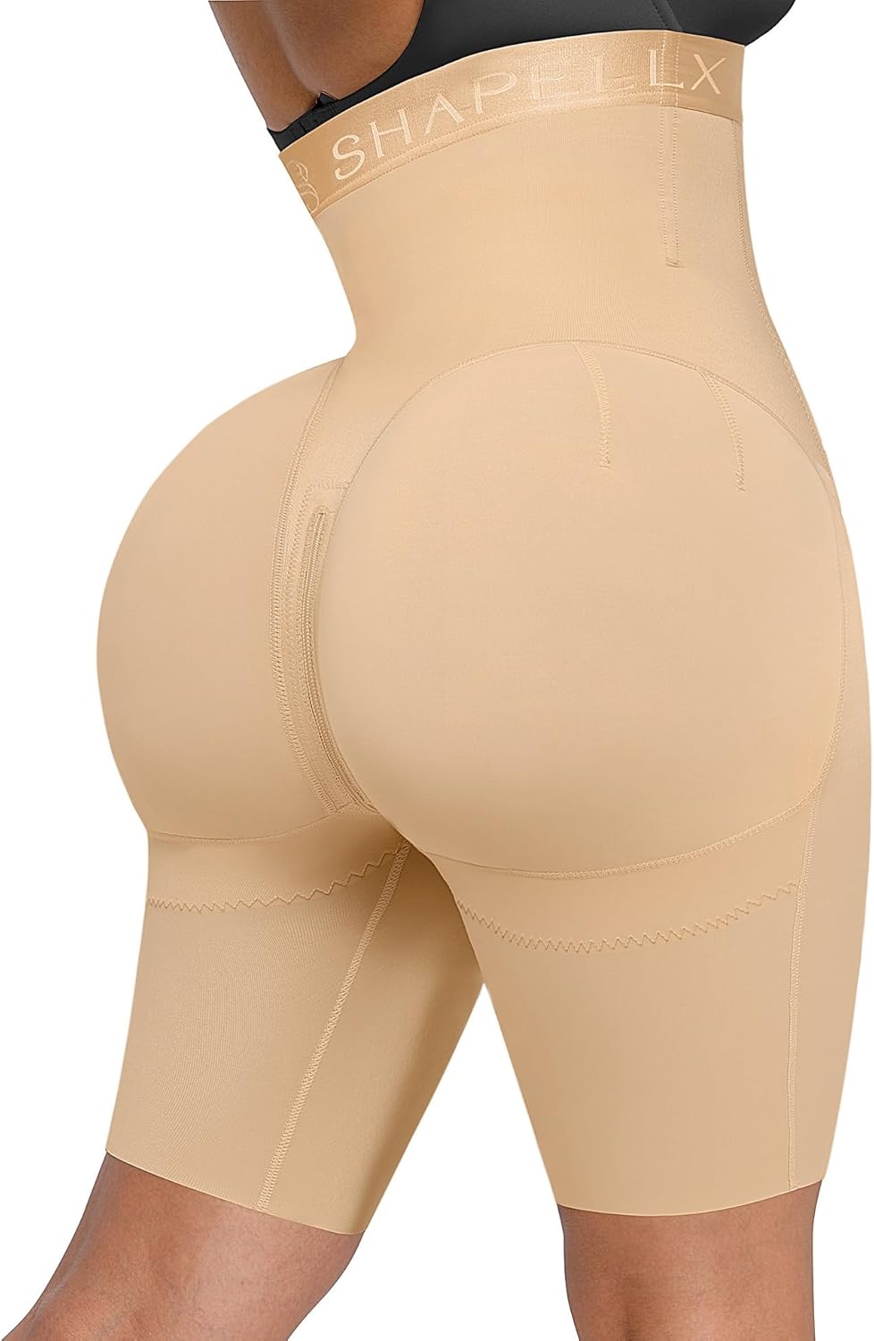 Transform Your Look with SHAPELLX High Waisted Tummy Control Body Shaper Shorts - Ultimate Butt Lifting Comfort