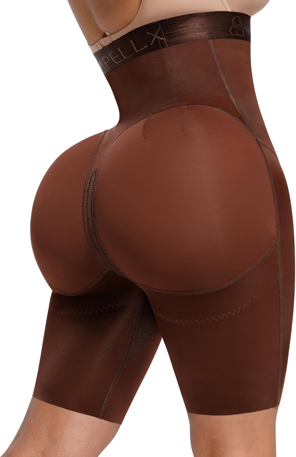 Transform Your Look with SHAPELLX High Waisted Tummy Control Body Shaper Shorts - Ultimate Butt Lifting Comfort