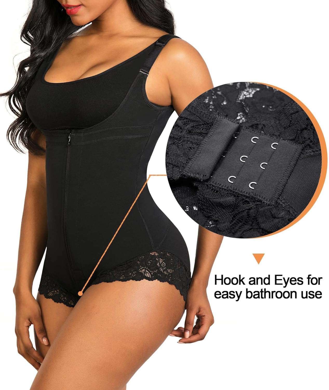 Elevate Your Curves with SHAPERX Women's Colombian Fajas Shapewear - Ultimate Postpartum Tummy Control & Butt Lifter Bodysuit