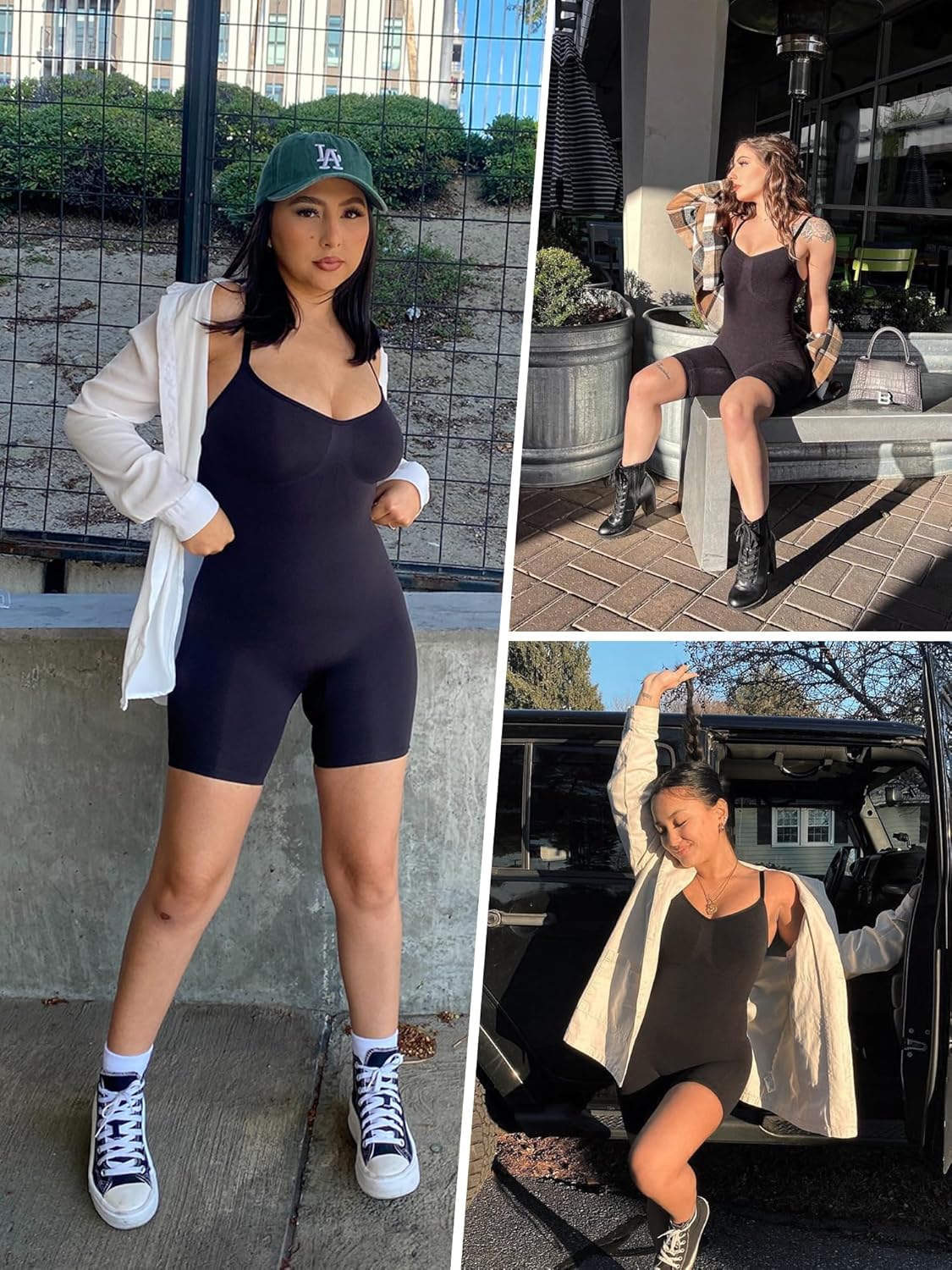 Elevate Your Silhouette with the SHAPERX Women's Seamless Tummy Control Bodysuit - Ultimate Comfort and Style