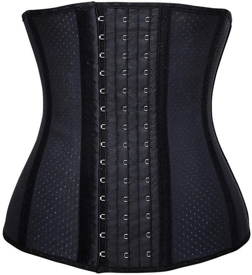 Transform Your Silhouette with YIANNA Women's Underbust Latex Sport Girdle Waist Trainer - Achieve the Hourglass Figure You Desire!