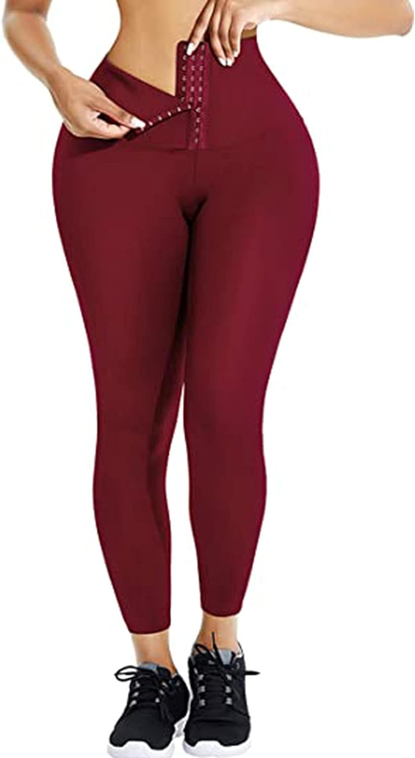 Elevate Your Workout with High Waisted Corset Leggings for Women - Ultimate Tummy Control & Comfort